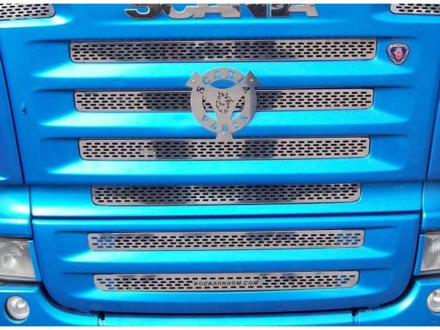 SCANIA DELİKLİ ÖN PANJUR CHROM SENSÖRSÜZ-2004/2009/R SERIE-ARKSC17