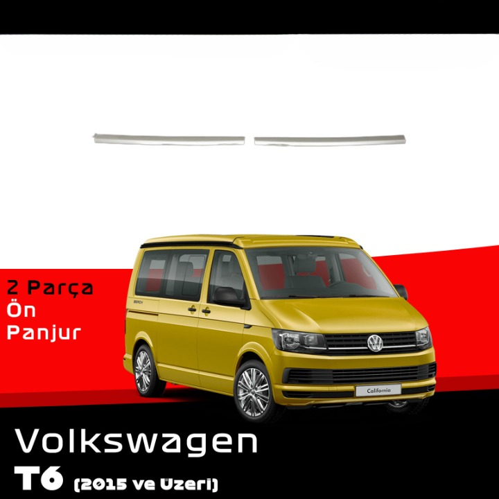 VW Transporter T6 ab 04.2015 > 2 Pcs. Front Grill Chrome