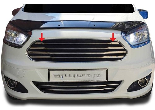 Ford Courier 4 Pcs. 2015-2017 Front Grill Chrome 
