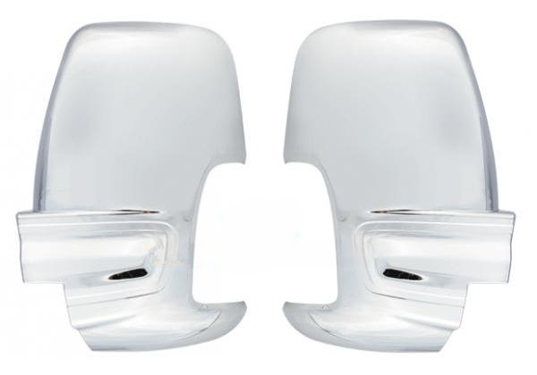 FORD TRANSIT 2014+ MIRROR COVER CHROME