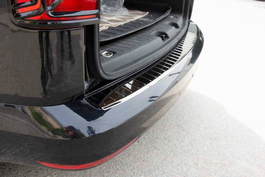 REAR BUMPER SILL COVER S.STEEL BLACK VW GOLF SPORTVAN 2012-2019 VWGS147